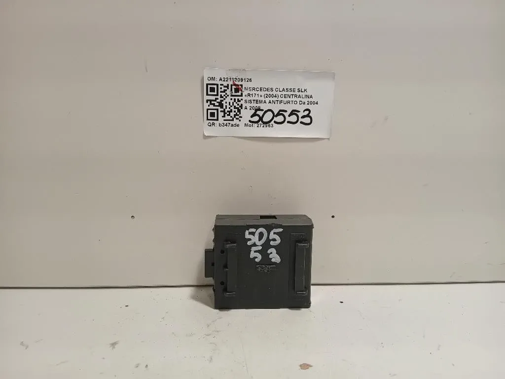Centralina Sistema Antifurto A2218209126 Mercedes Classe SLK R171 2004