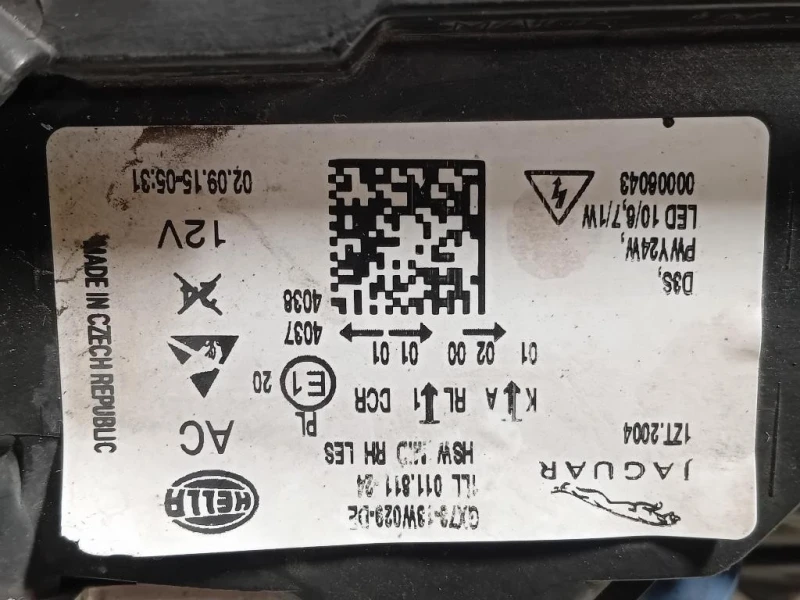 Proiettore ANT DX GX73-13W029-DE Jaguar XE 2015