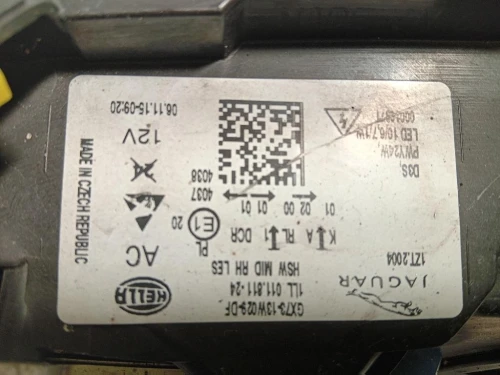 Proiettore ANT DX GX73-13W029-DE Jaguar XE 2015
