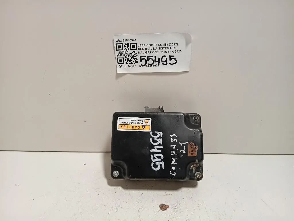 Centralina Sistema DI Navigazione 51940341 Jeep Compass III 2017