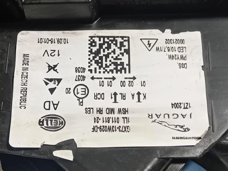 Proiettore ANT DX GX73-13W029-DF Jaguar XE 2015