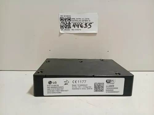 Centralina Sistema DI Navigazione 84186829 Opel Astra K 2016