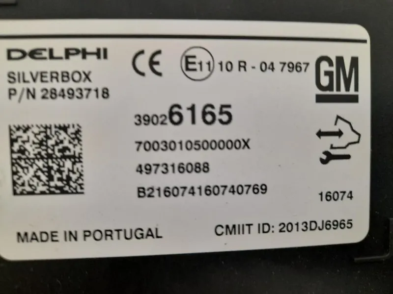 Centralina Sistema DI Navigazione 39026165 Opel Astra K SW 2016