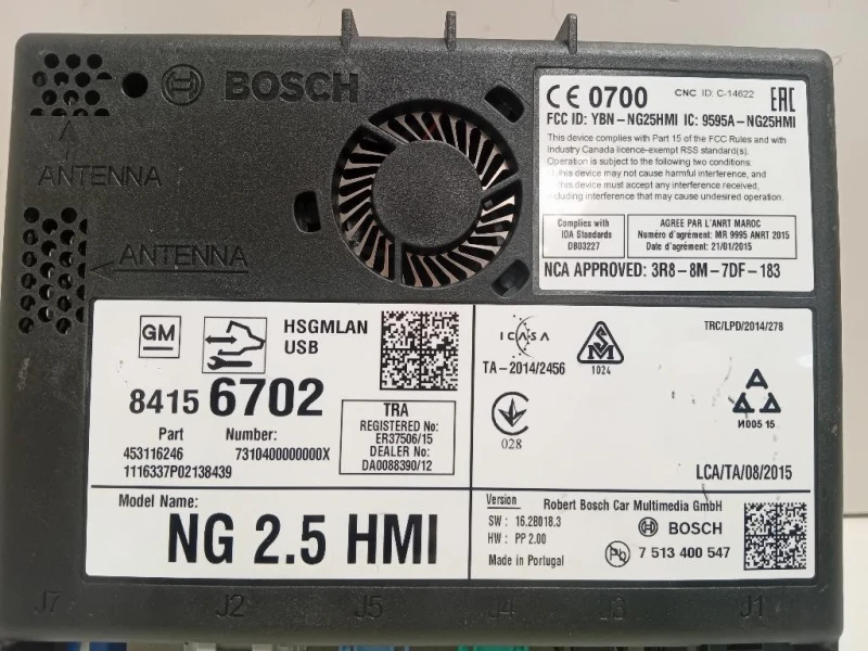 Centralina Sistema DI Navigazione 84156702 Opel Insignia B Grand Sport 2017