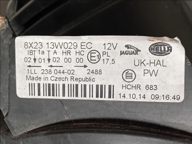 Proiettore ANT DX 8X23 13W029 JC Jaguar XF I 2008