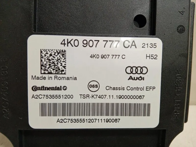 Centralina Sospensioni AD ARIA 4K0 907 777 CA Audi A6 4GD Avant 2016