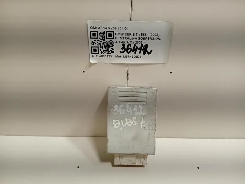 Centralina Sospensioni AD ARIA 3714 6 769 804-01 Bmw Serie 7 E66 2003