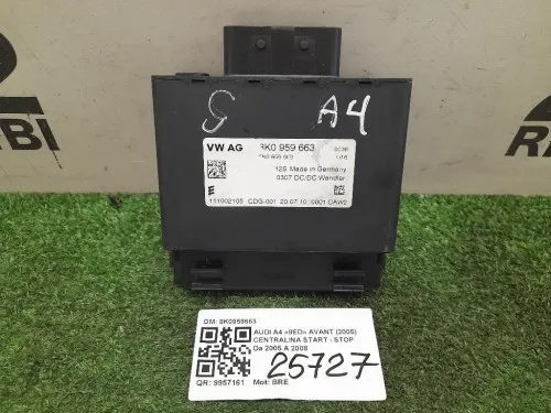 Centralina Start - STOP 8K0959663 Audi A4 8ED Avant 2005