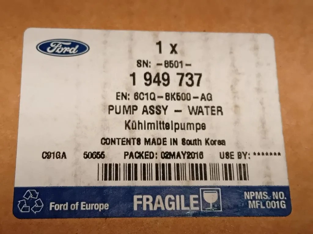 Pompa Acqua 6C1Q-8K500-AG Ford Transit V 2006