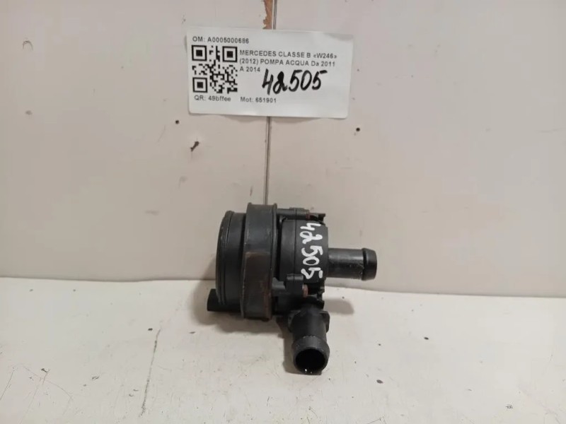 Pompa Acqua A0005000686 Mercedes Classe B W246 2012