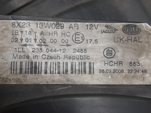 Proiettore ANT DX 8X2313W029 Jaguar XF I 2008