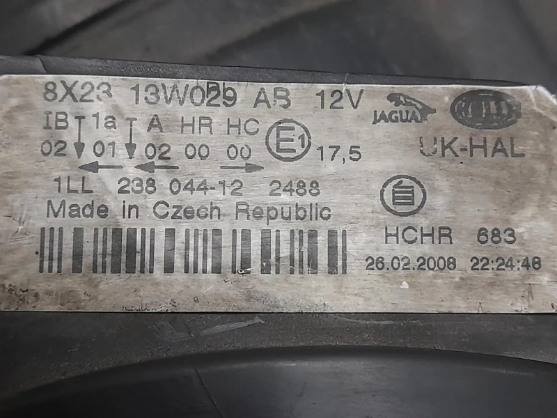 Proiettore ANT DX 8X2313W029 Jaguar XF I 2008