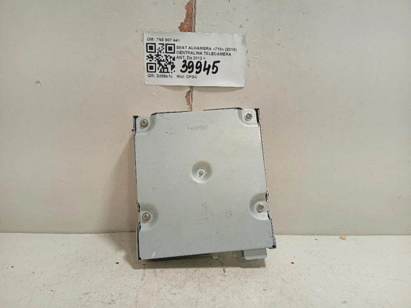 Centralina Telecamera ANT 7N0 907 441 Seat Alhambra 710 2010