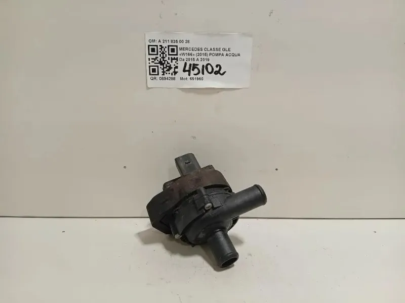 Pompa Acqua A 211 835 00 28 Mercedes Classe GLE W166 2015