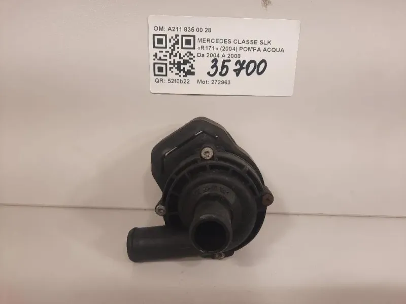 Pompa Acqua A211 835 00 28 Mercedes Classe SLK R171 2004