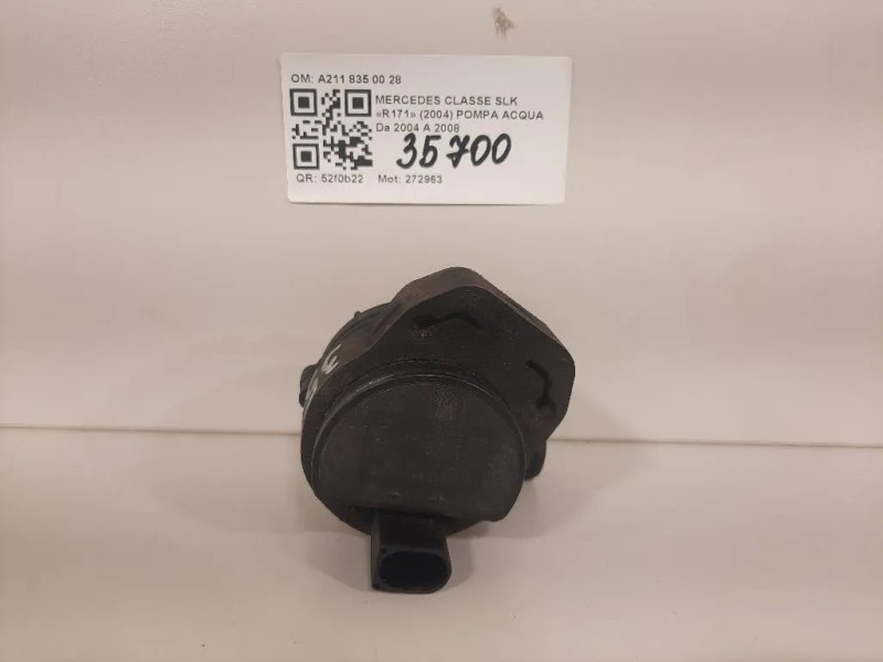 Pompa Acqua A211 835 00 28 Mercedes Classe SLK R171 2004