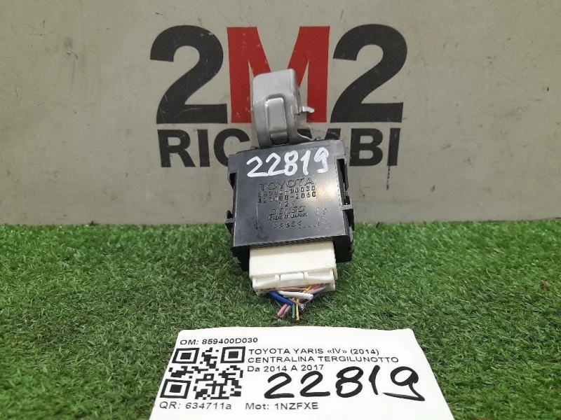 Centralina Tergilunotto 859400D030 Toyota Yaris IV 2014