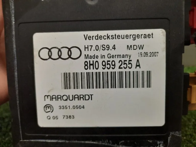 Centralina Tetto Pieghevole Capote 8H0959255A Audi A4 8HE Cabrio 2006