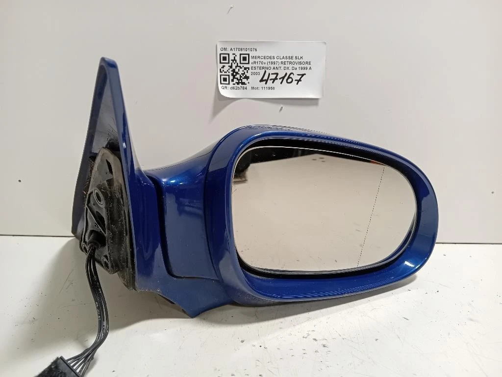 Retrovisore Esterno ANT DX A1708101076 Mercedes Classe SLK R170 1997