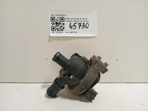 Pompa Acqua 0392023219 Opel Movano B 2010