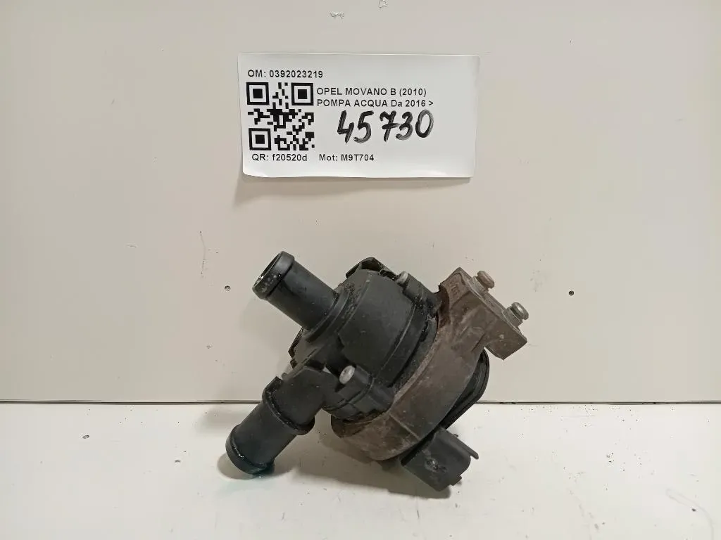Pompa Acqua 0392023219 Opel Movano B 2010
