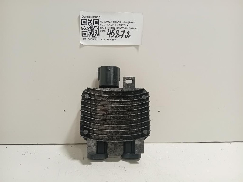 Centralina Ventola Raffreddamento 940 008501 Renault Trafic IV 2015