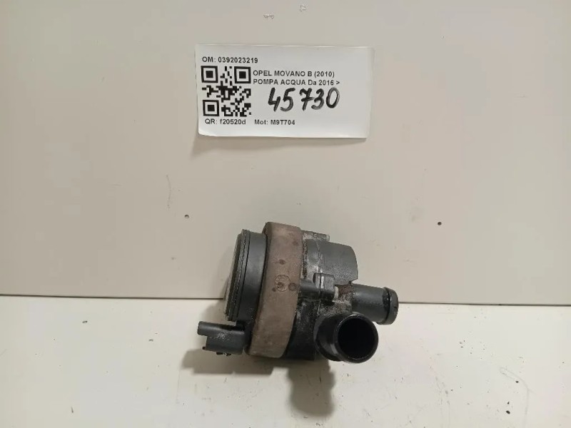 Pompa Acqua 0392023219 Opel Movano B 2010