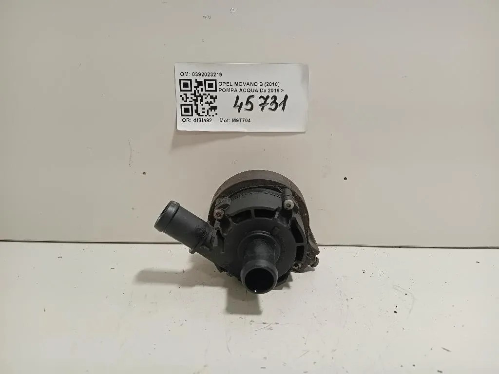 Pompa Acqua 0392023219 Opel Movano B 2010