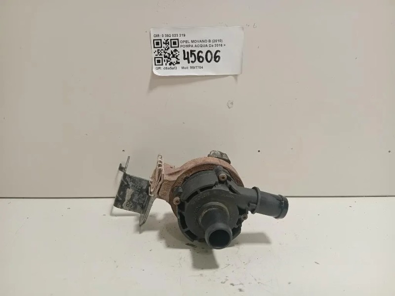 Pompa Acqua 0 392 023 219 Opel Movano B 2010