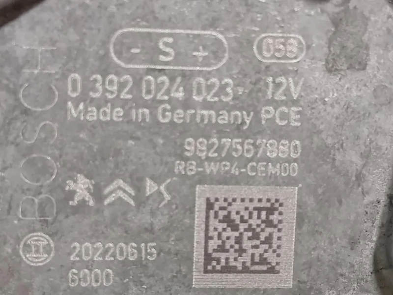 Pompa Acqua Elettrica 9827567880 Opel Mokka B 2020