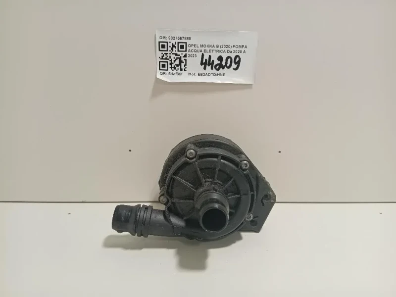 Pompa Acqua Elettrica 9827567880 Opel Mokka B 2020