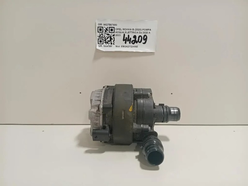 Pompa Acqua Elettrica 9827567880 Opel Mokka B 2020