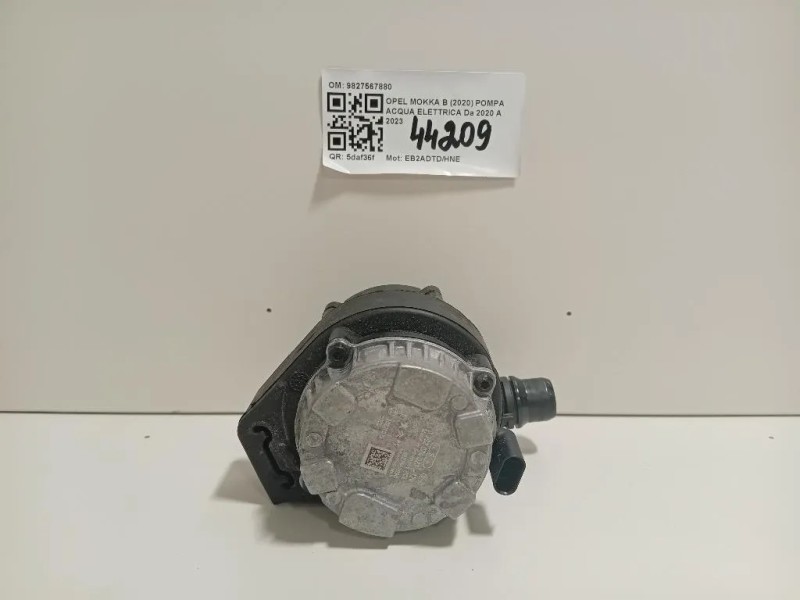 Pompa Acqua Elettrica 9827567880 Opel Mokka B 2020