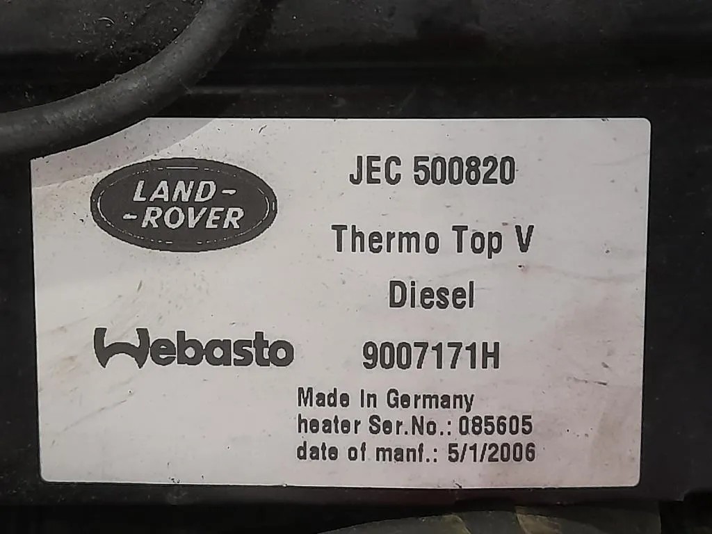 Pompa Acqua Riscaldatore Autonomo 9007171H Land Rover Discovery III 2005