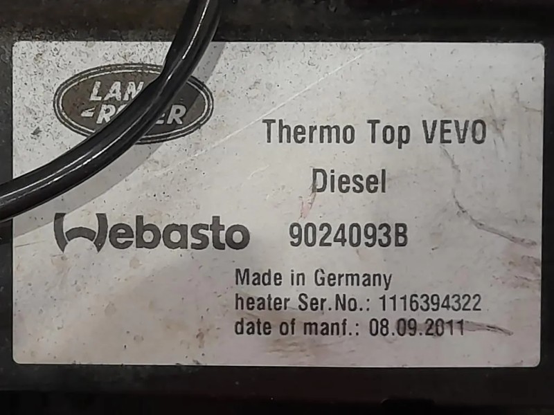 Pompa Acqua Riscaldatore Autonomo 9024093B Land Rover Discovery IV 2010