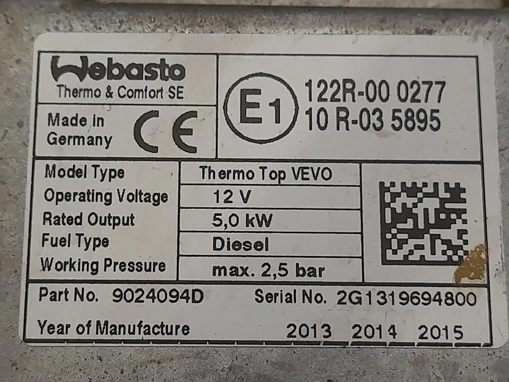 Pompa Acqua Riscaldatore Autonomo 9024094D Land Rover Discovery IV 2010