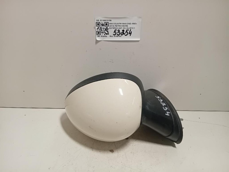 Retrovisore Esterno ANT DX 51169810156 5 FILE Mini Countryman ONE R60 2014
