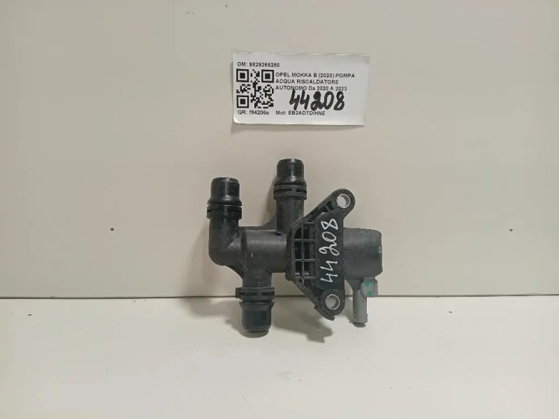 Pompa Acqua Riscaldatore Autonomo 9829266280 Opel Mokka B 2020
