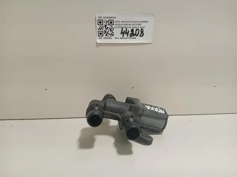 Pompa Acqua Riscaldatore Autonomo 9829266280 Opel Mokka B 2020