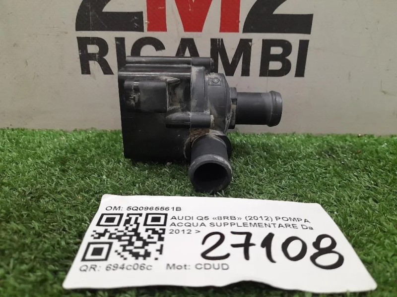 Pompa Acqua Supplementare 5Q0965561B Audi Q5 8RB 2012