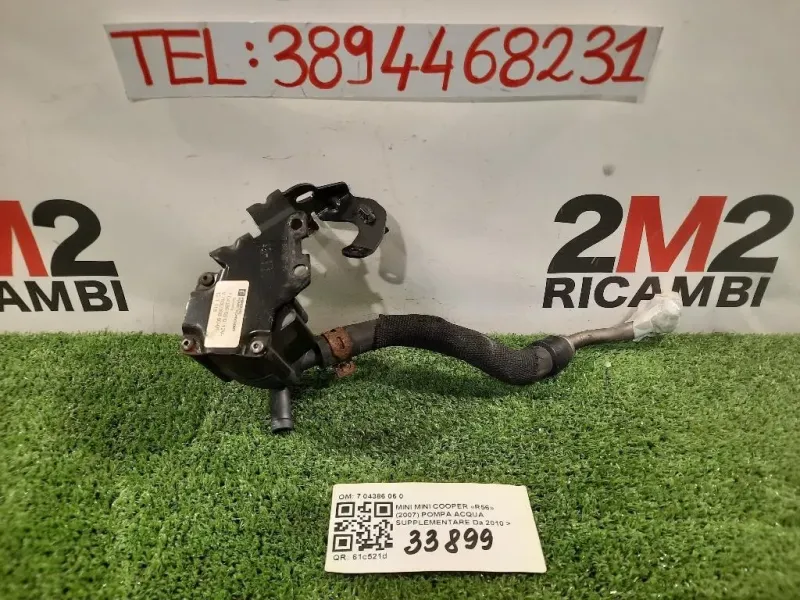 Pompa Acqua Supplementare 7 04386 06 0 Mini MINI Cooper R56 2007