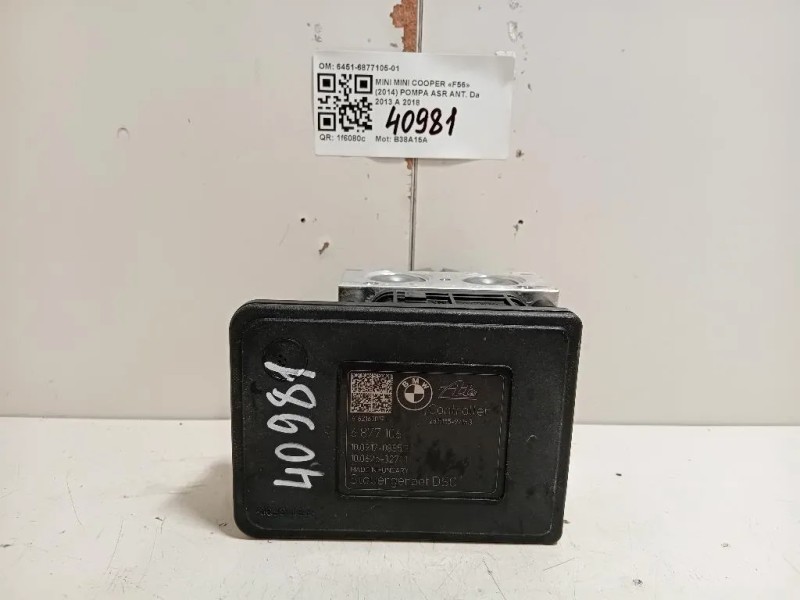 Pompa ASR ANT 6451-6877105-01 Mini MINI Cooper F56 2014