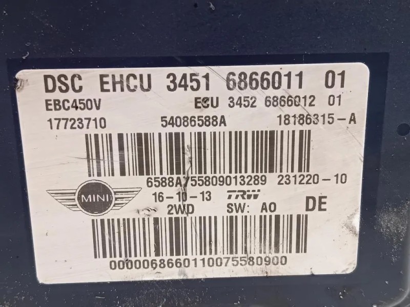 Pompa ASR ANT 54086588A Mini MINI Cooper R56 2007