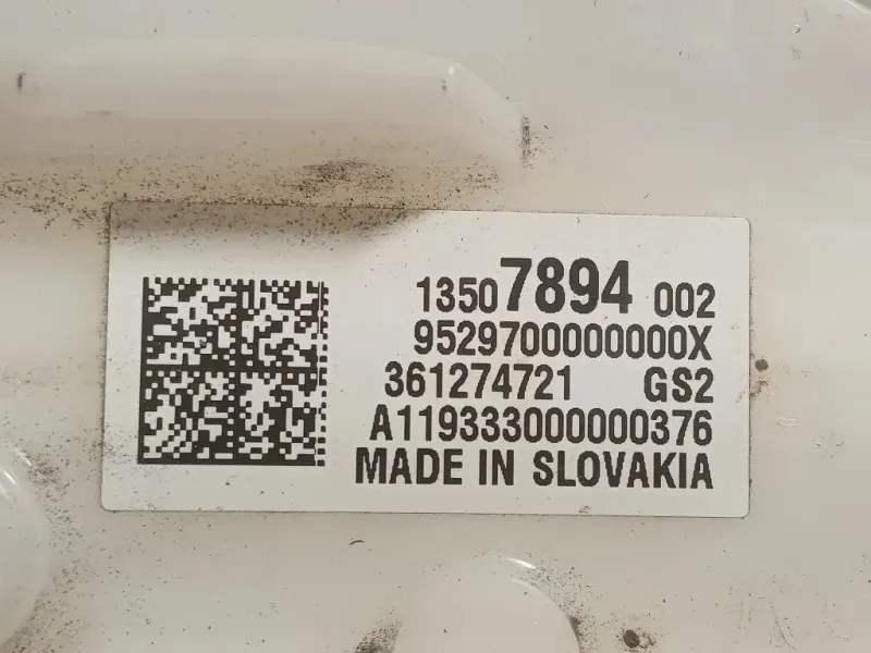 Pompa Carburante 13507894 Opel Astra K 2016