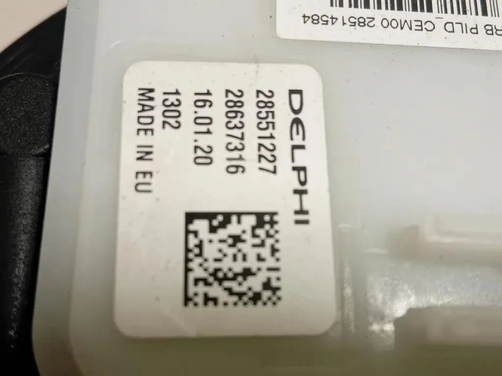 Pompa Carburante 28547108 Peugeot 2008 I 2016