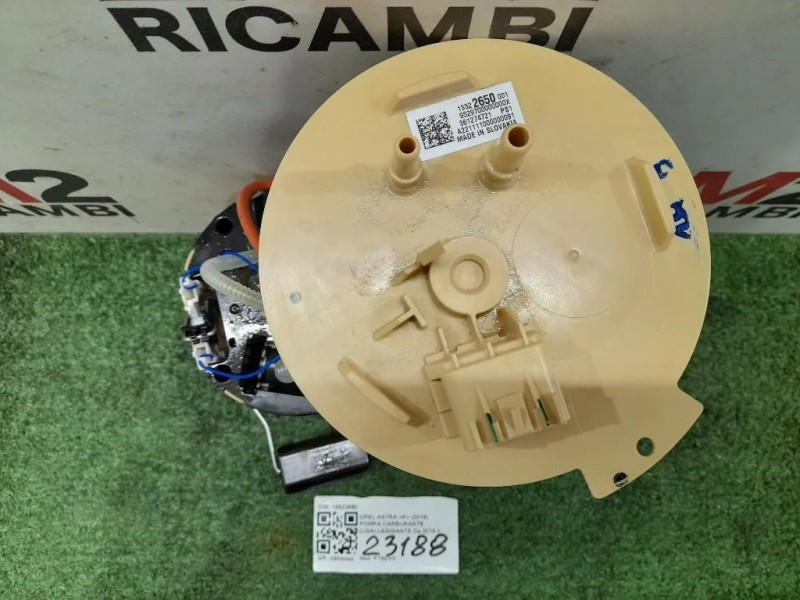 Pompa Carburante Cgalleggiante 13522650 Opel Astra K 2019