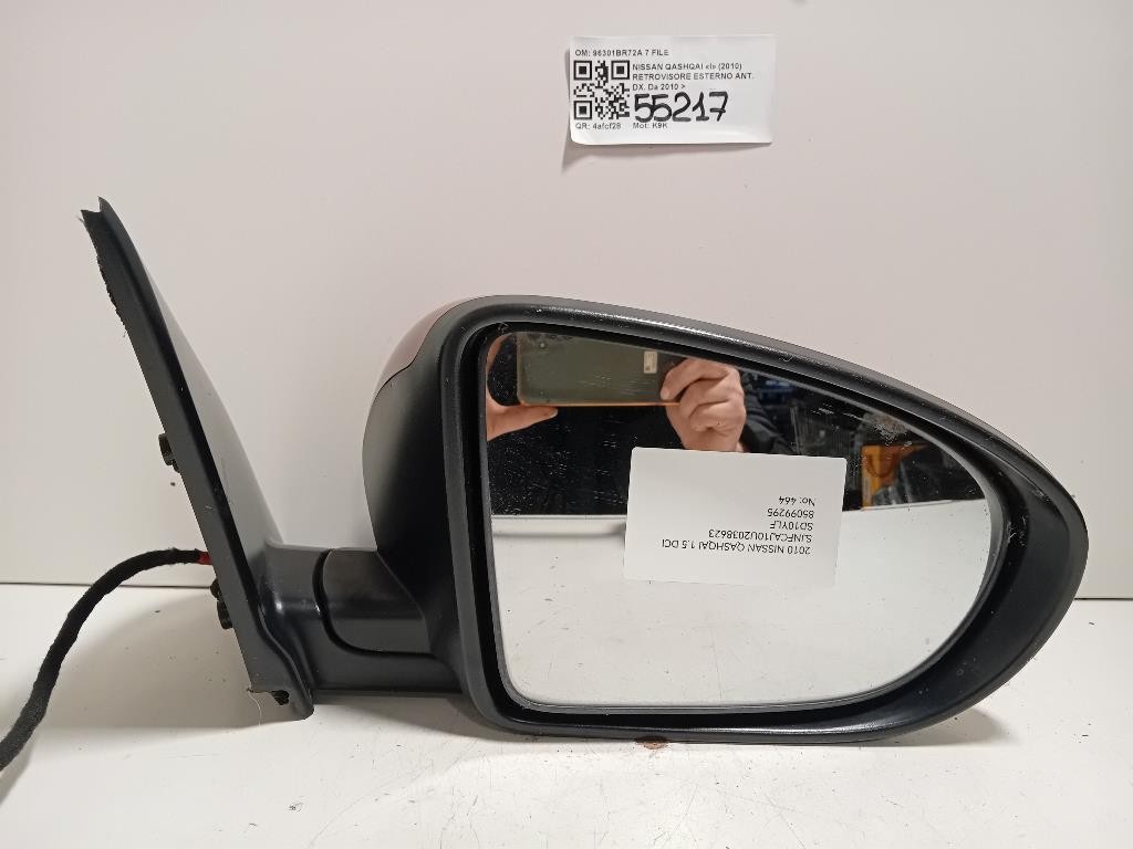 Retrovisore Esterno ANT DX 96301BR72A 7 FILE Nissan Qashqai I 2010