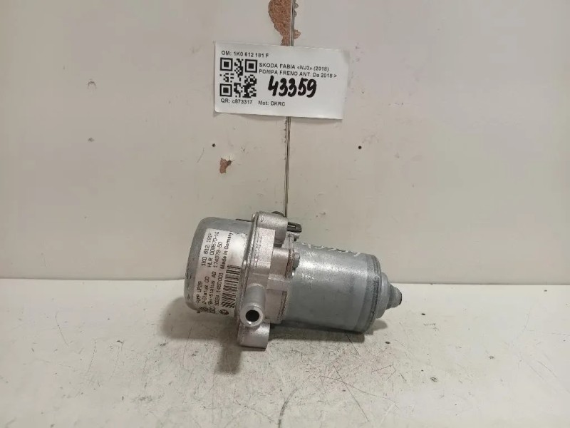 Pompa Freno ANT 1K0 612 181 F Skoda Fabia NJ3 2018