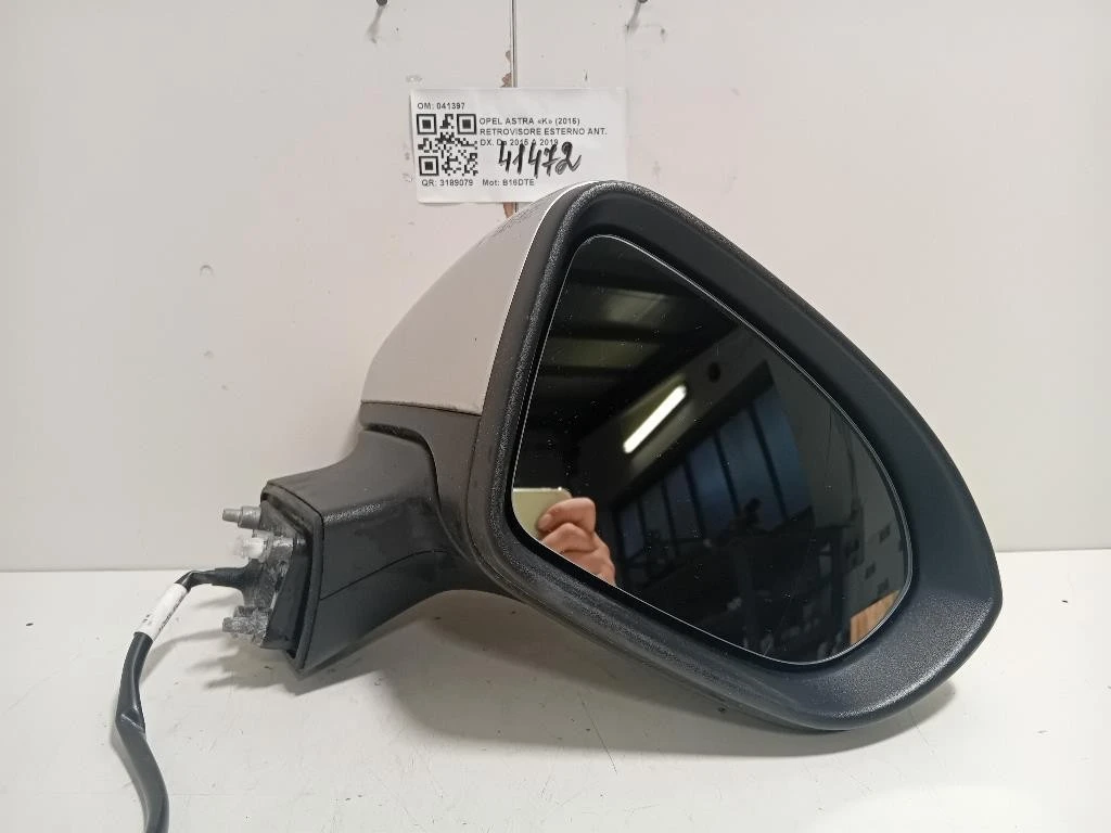 Retrovisore Esterno ANT DX 041397 5 FILI Opel Astra K 2016