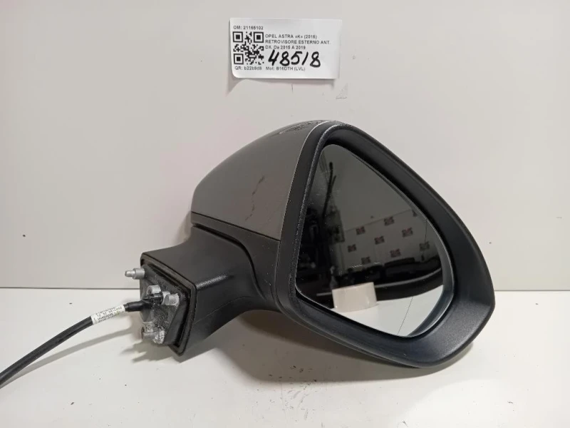 Retrovisore Esterno ANT DX 21165102 5 PIN Opel Astra K 2016